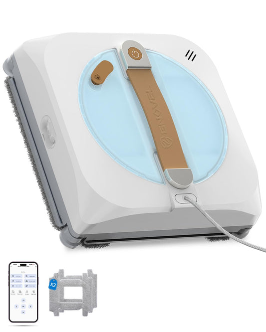 GNOVEL Window Cleaning Robot 8000Pa Smart App Control Glass Cleaner