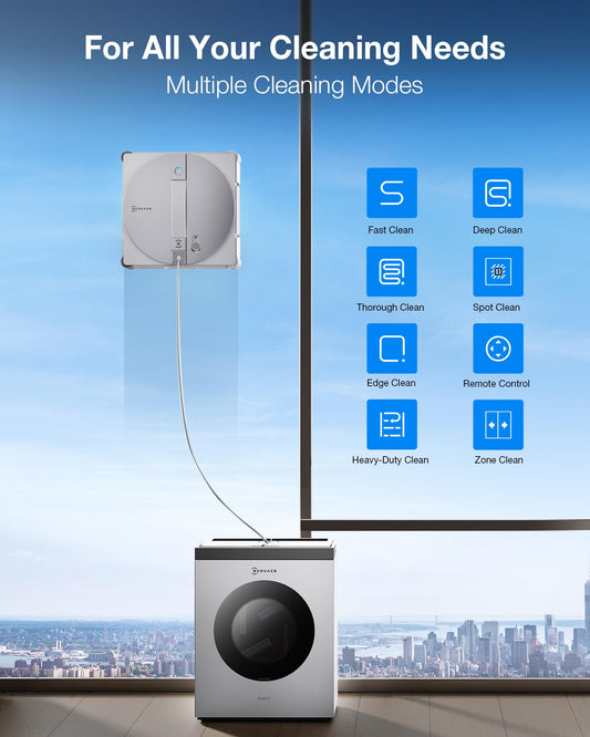 ECOVACS WINBOT W3 Omni Window Cleaning Robot Smart Spray Station