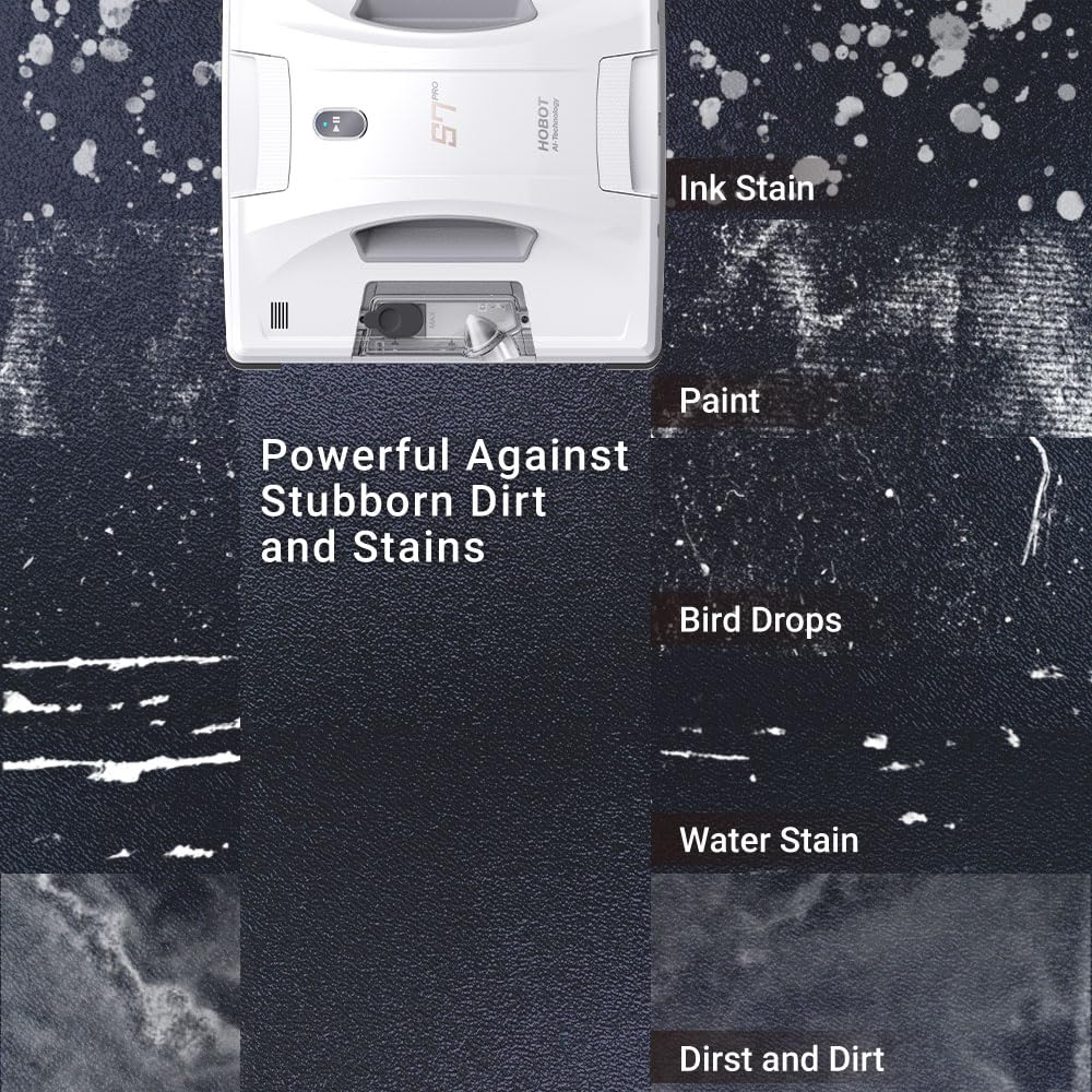 HOBOT S7 Pro Window Cleaning Robot Ultrasonic Spray 4800Pa Smart