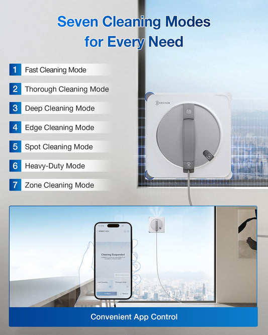 ECOVACS WINBOT W2S Window Cleaning Robot Smart Edge Cleaning