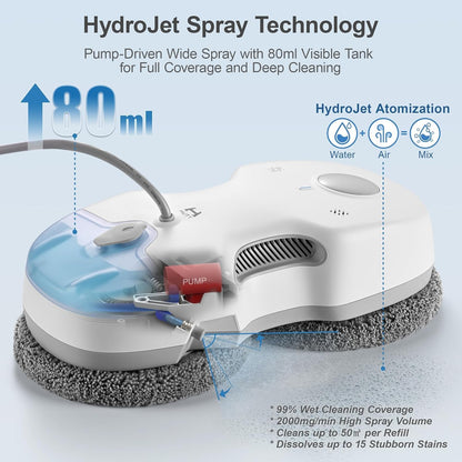 HUTT S7 Window Cleaning Robot 6500Pa Smart Spray Glass Cleaner