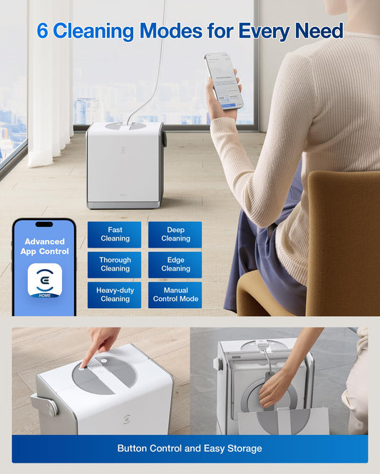 ECOVACS WINBOT W2 Pro Omni Window Cleaning Robot Smart Spray